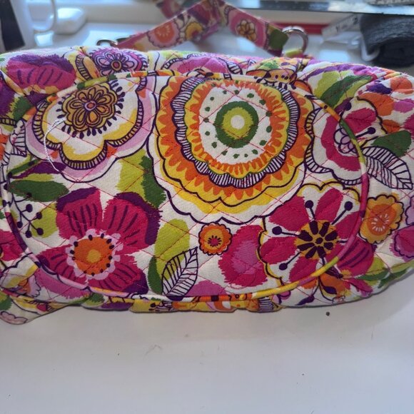 Vera Bradley Mandy Tote With Wallet in the Discontinued "Clementine" pattern. - Picture 7 of 16